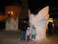 Ena od snežnih skulptur v mestu (sicer tudi na smučišču)