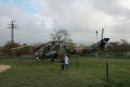 Na poti (Heviz-Tihany): razstava vojaških helikopterjev in drugih vozil